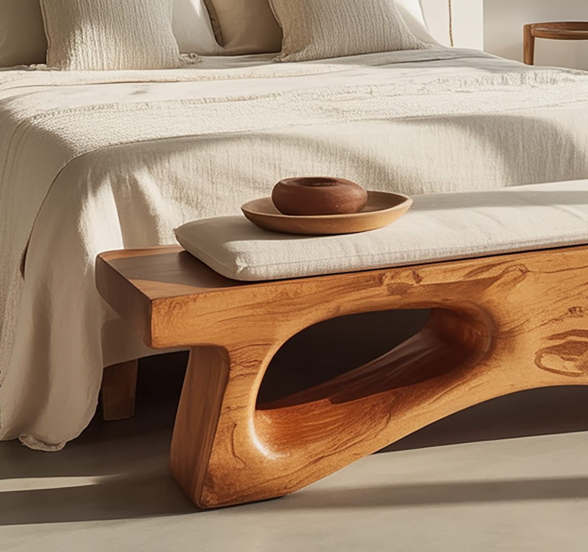 Live edge wood coffee table for rustic and modern home interiors