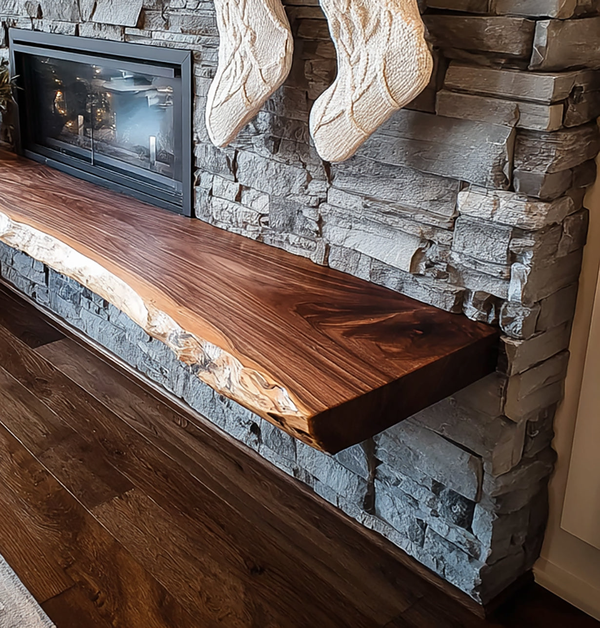 Handcrafted Floating Shelves Solid Wood Shelf – Boho Home Decor