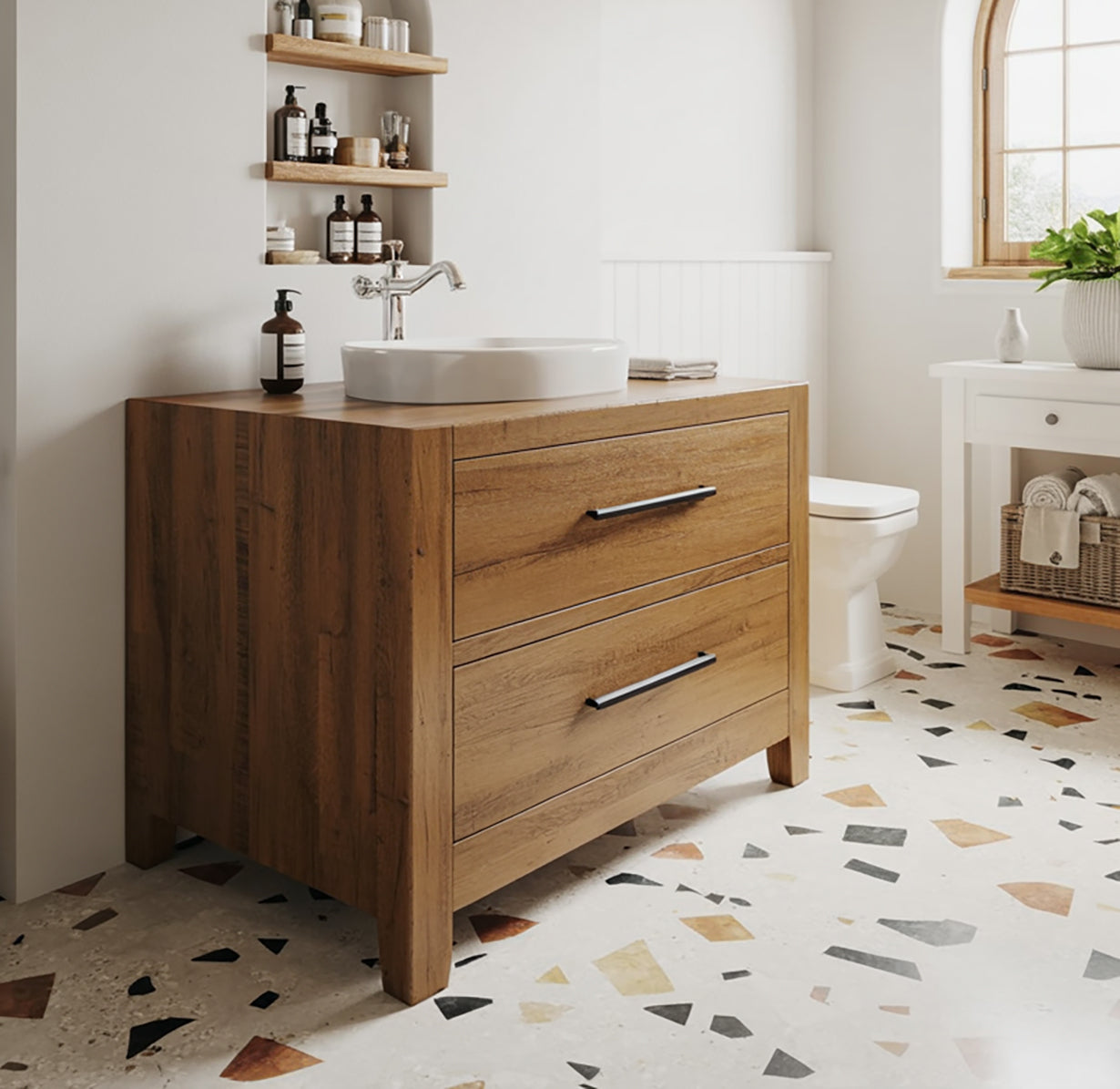 Ashdeco Reclaimed Wood Bathroom Vanity – Rustic Home Decor