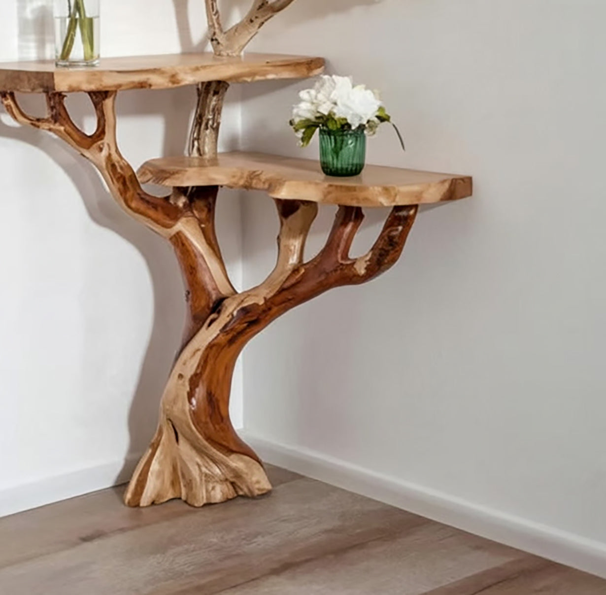 Handcrafted Console Table – Rustic Charm Meets Modern Functionality