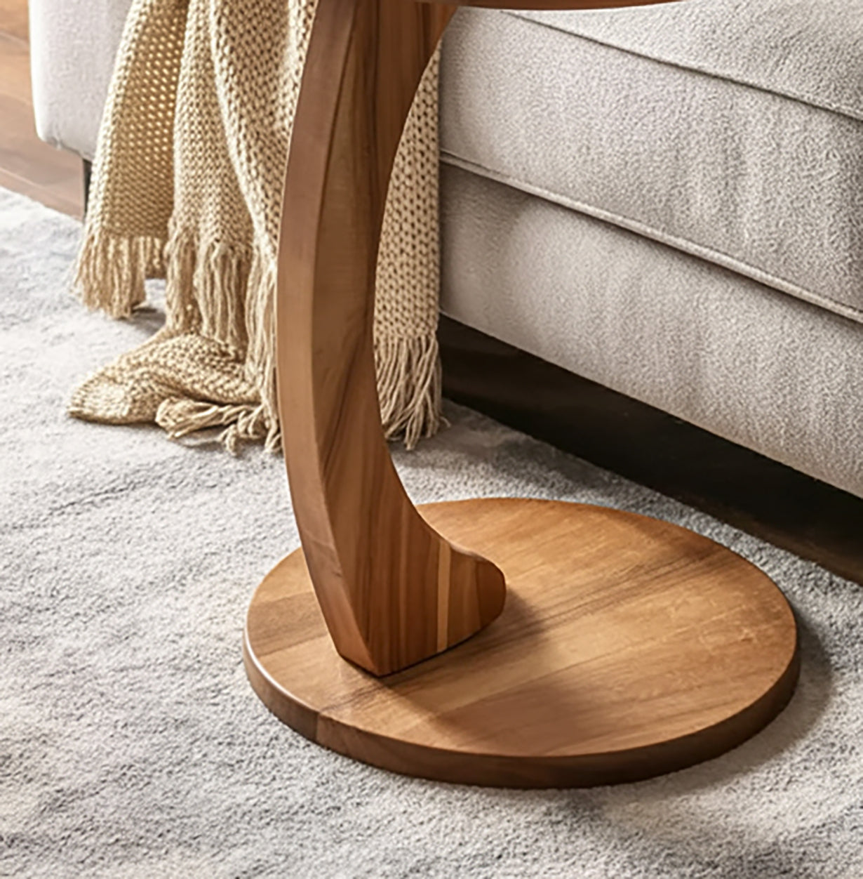 Rustic Solid Wood Entryway Table for Modern Farmhouse