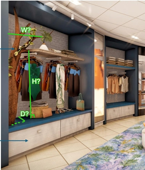 Biophilic Solid Wood Tree Branch Clothing Rack – Hand-Carved Garment Display & Coat Rail