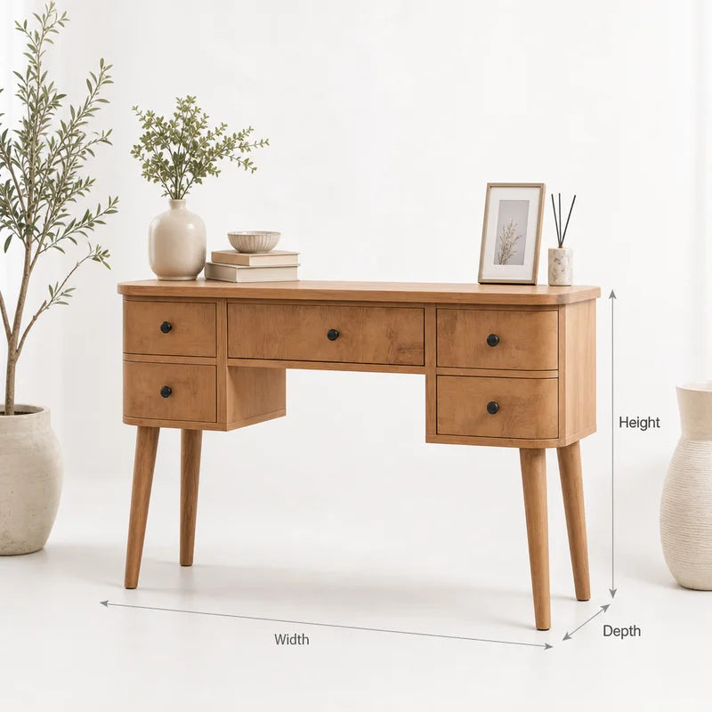 Handmade Vanity Table With Drawers For Bedroom