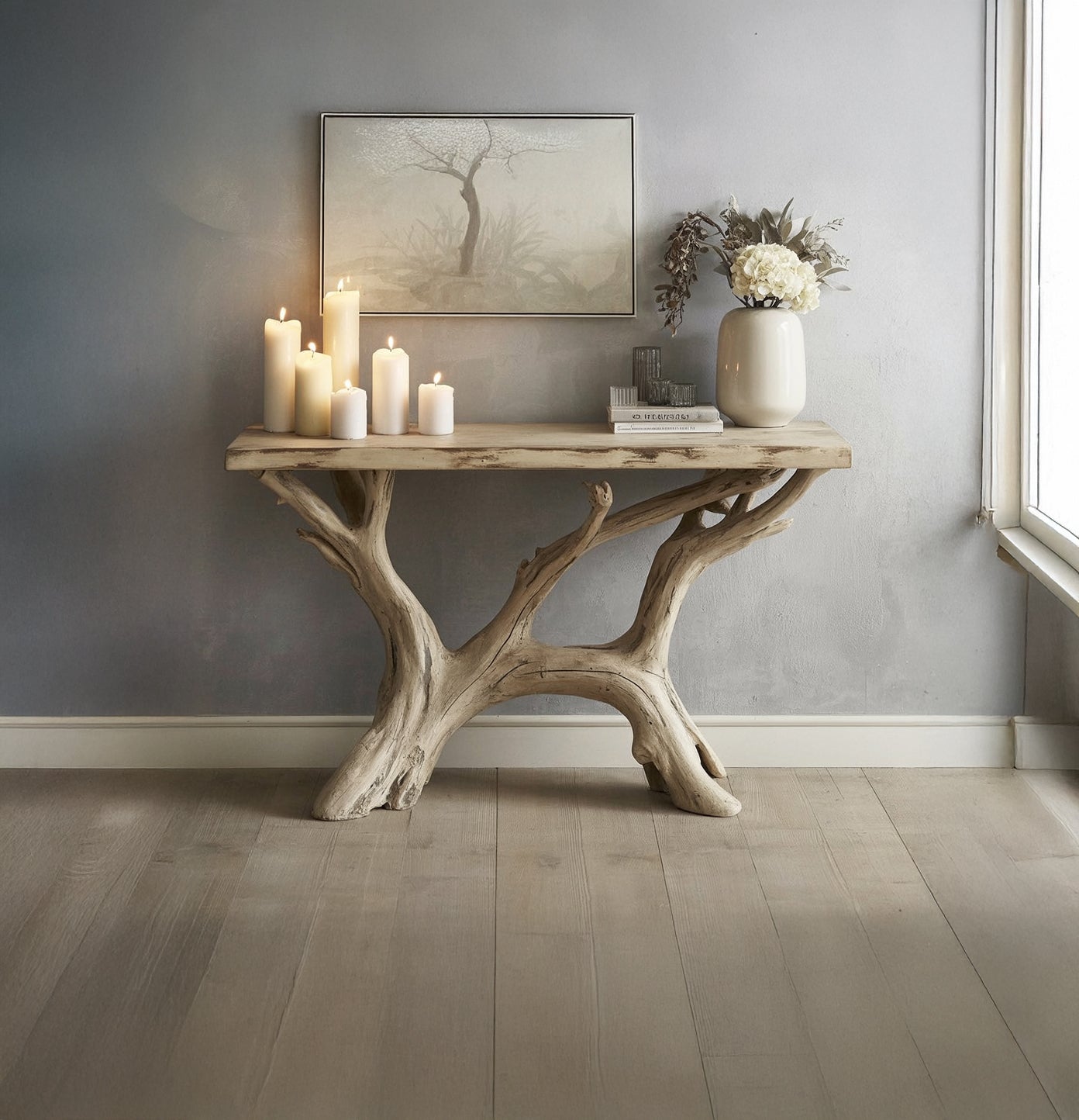 Mid Century Modern Console Table – Stylish Living Room Accent