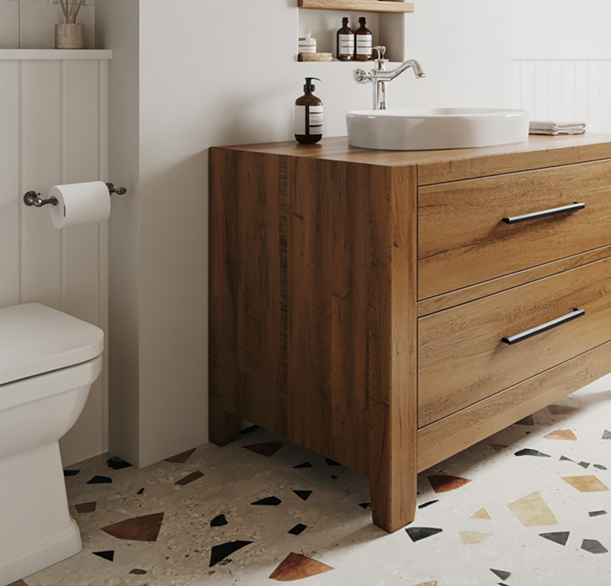 Ashdeco Reclaimed Wood Bathroom Vanity – Rustic Home Decor