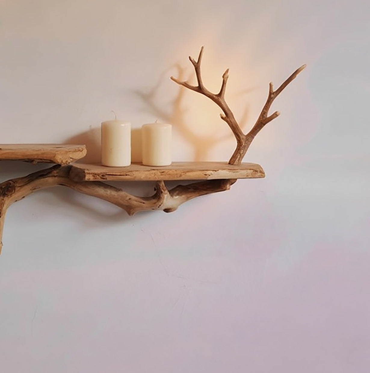 Live Edge Floating Shelves – Handcrafted Solid Wood Wall Decor