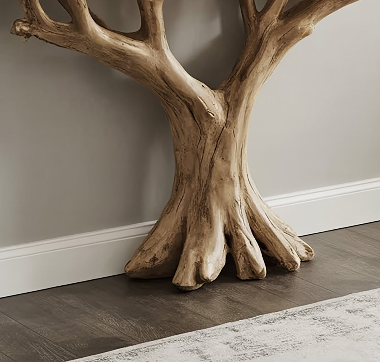 Handcrafted Live Edge Console Table – Rustic Hallway Decor